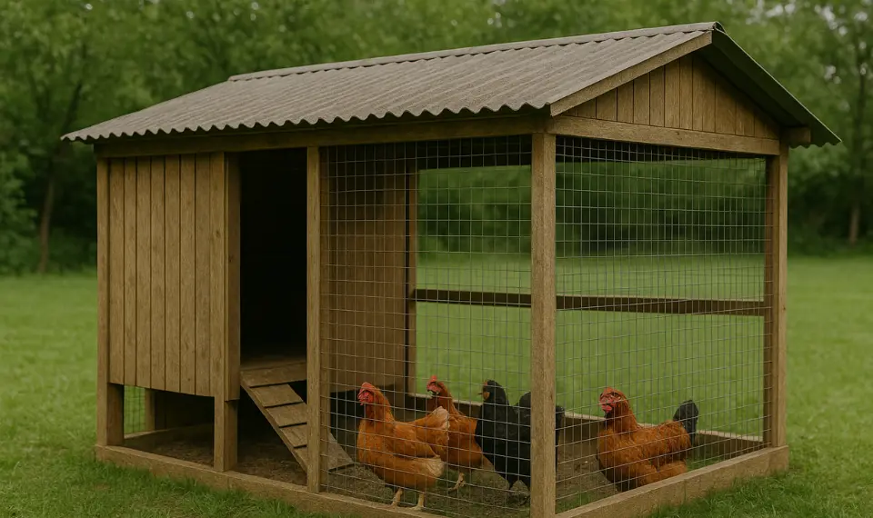 desain kandang ayam kampung