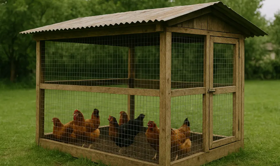 desain kandang ayam kampung
