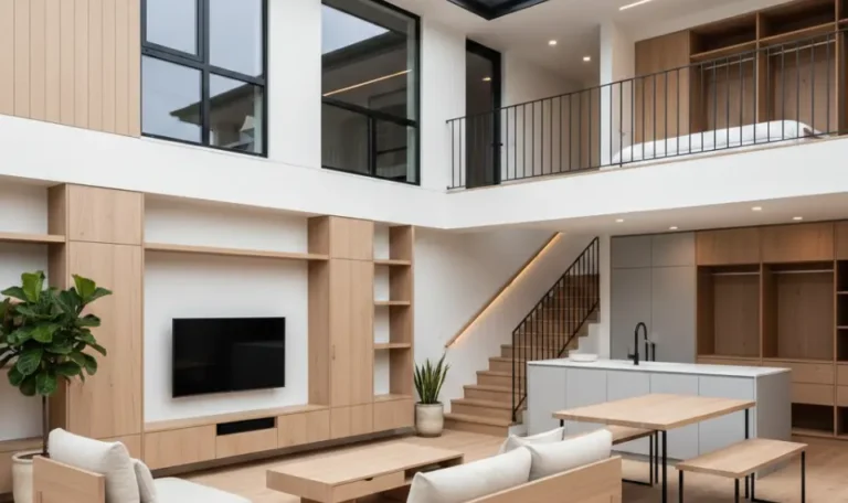 Japandi house facade