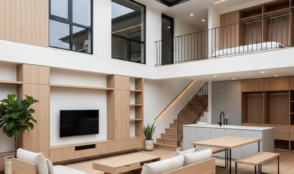 Japandi house facade