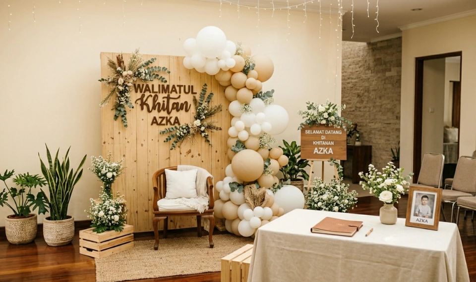 Dekorasi Khitanan Minimalis