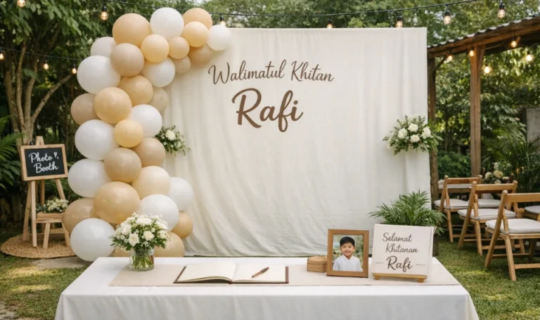 Dekorasi Khitanan Minimalis