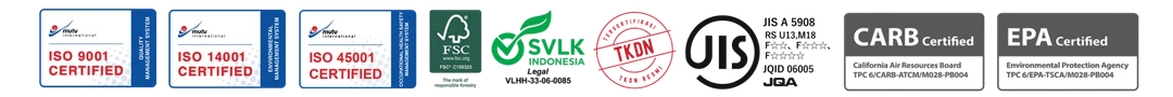 Logo Sertifikasi Resmi PT Rimba Partikel Indonesia