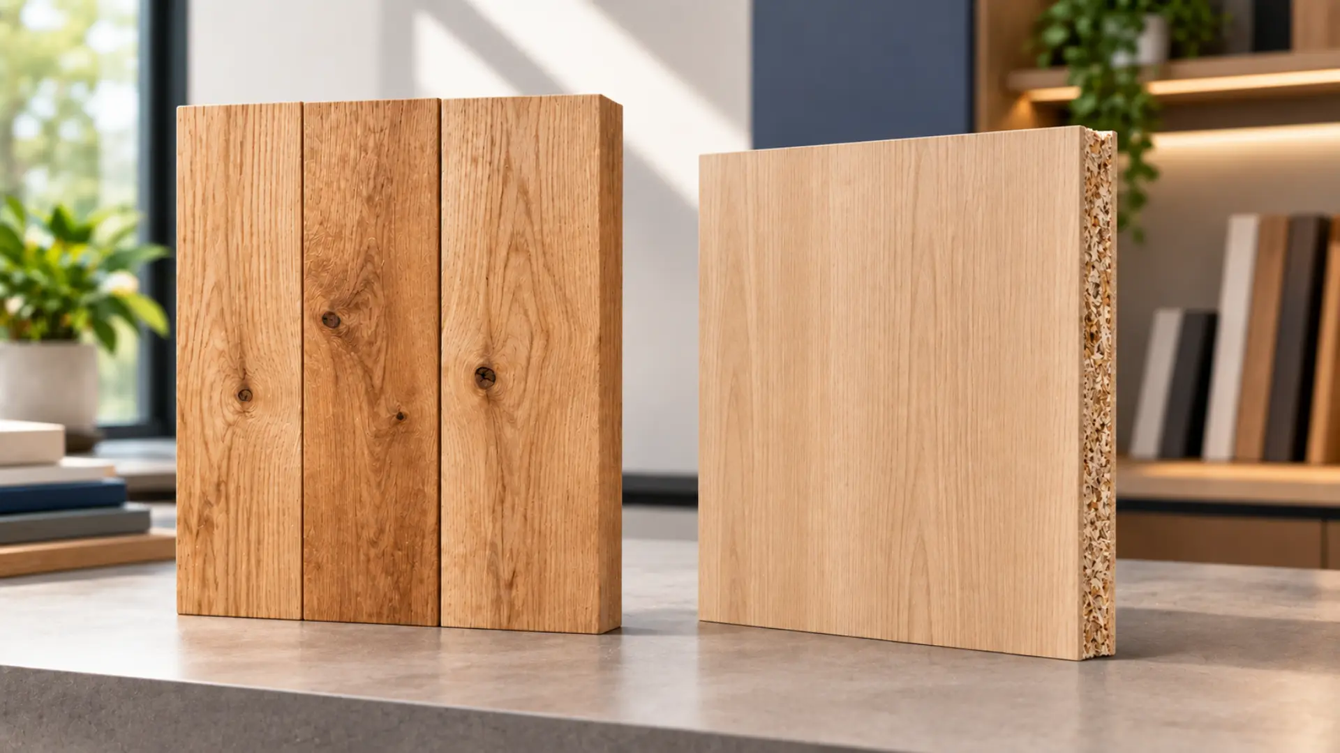 Perbandingan kayu solid vs kayu olahan untuk furniture