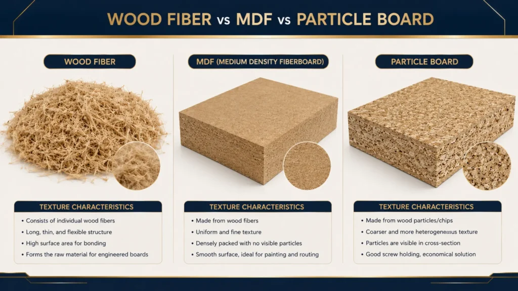 Apa itu fiberboard dan bedanya dengan mdf serta particle board