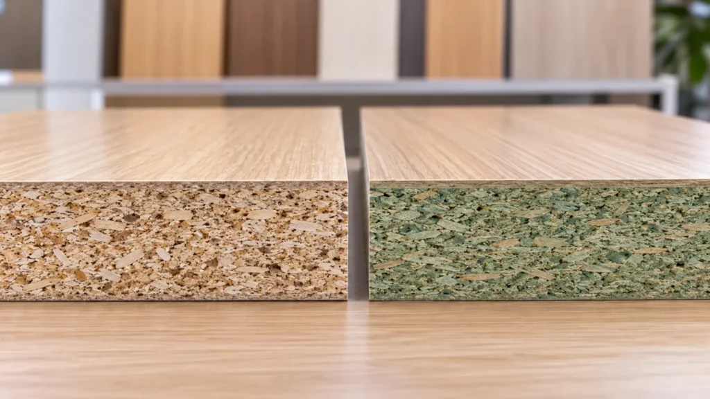 Perbandingan particle board rentan rayap dan HMR board tahan lembab